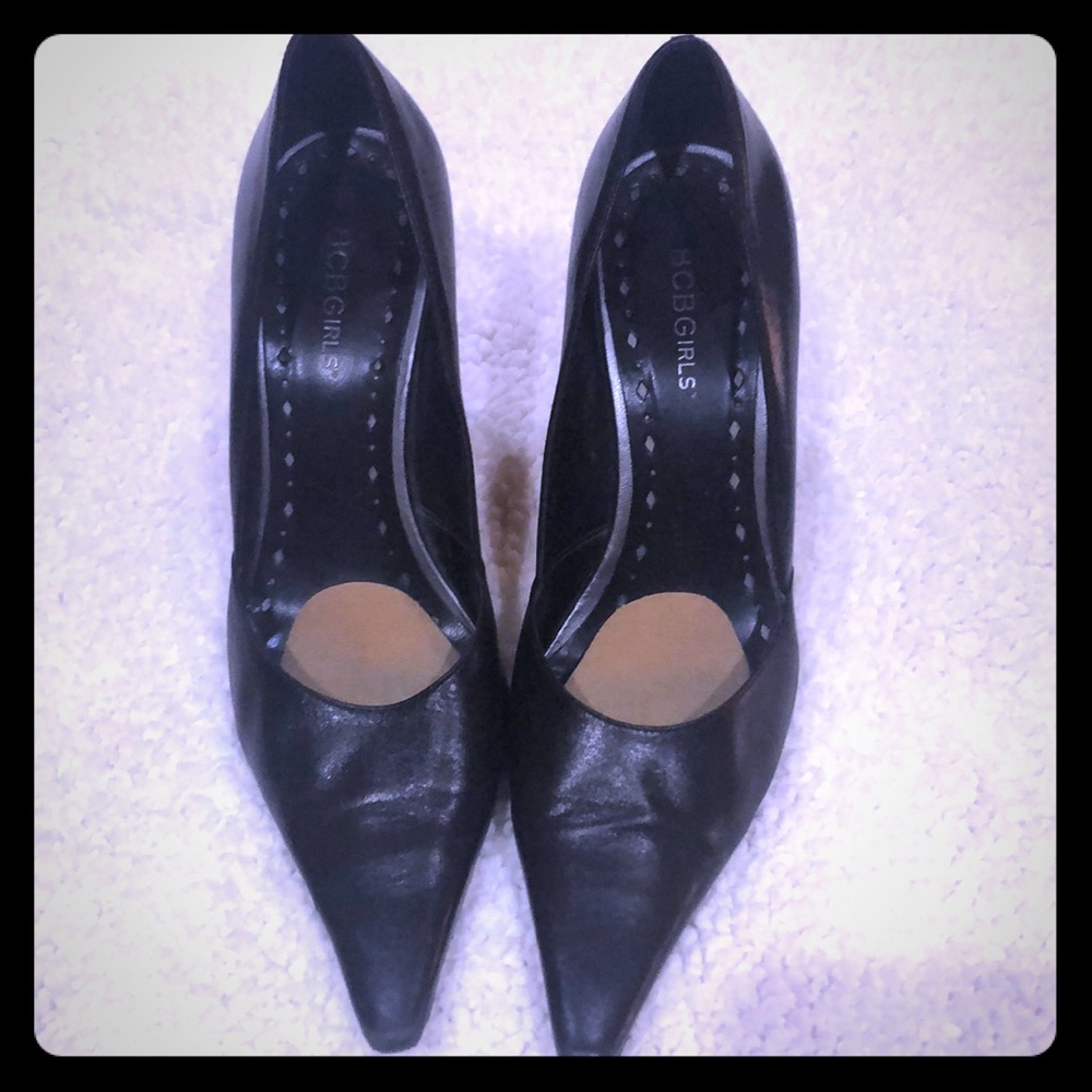 BCBG pointed toe heels